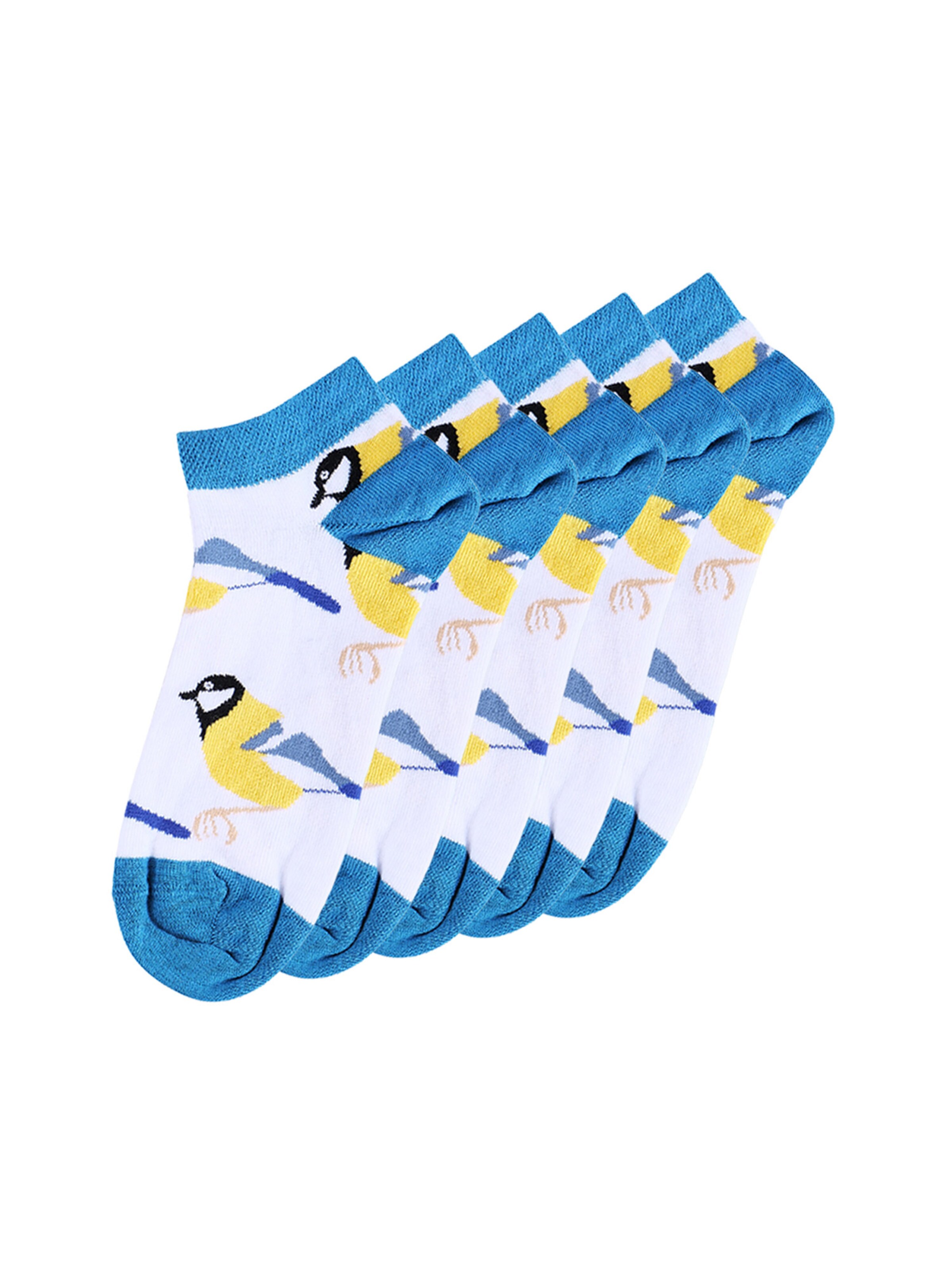 UNABUX Socks in Blue: front