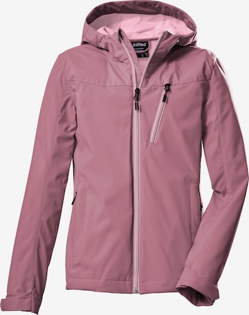 KILLTEC Outdoor jacket in Pink: front