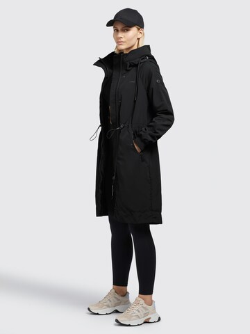 Manteau mi-saison 'Silica2' khujo en noir