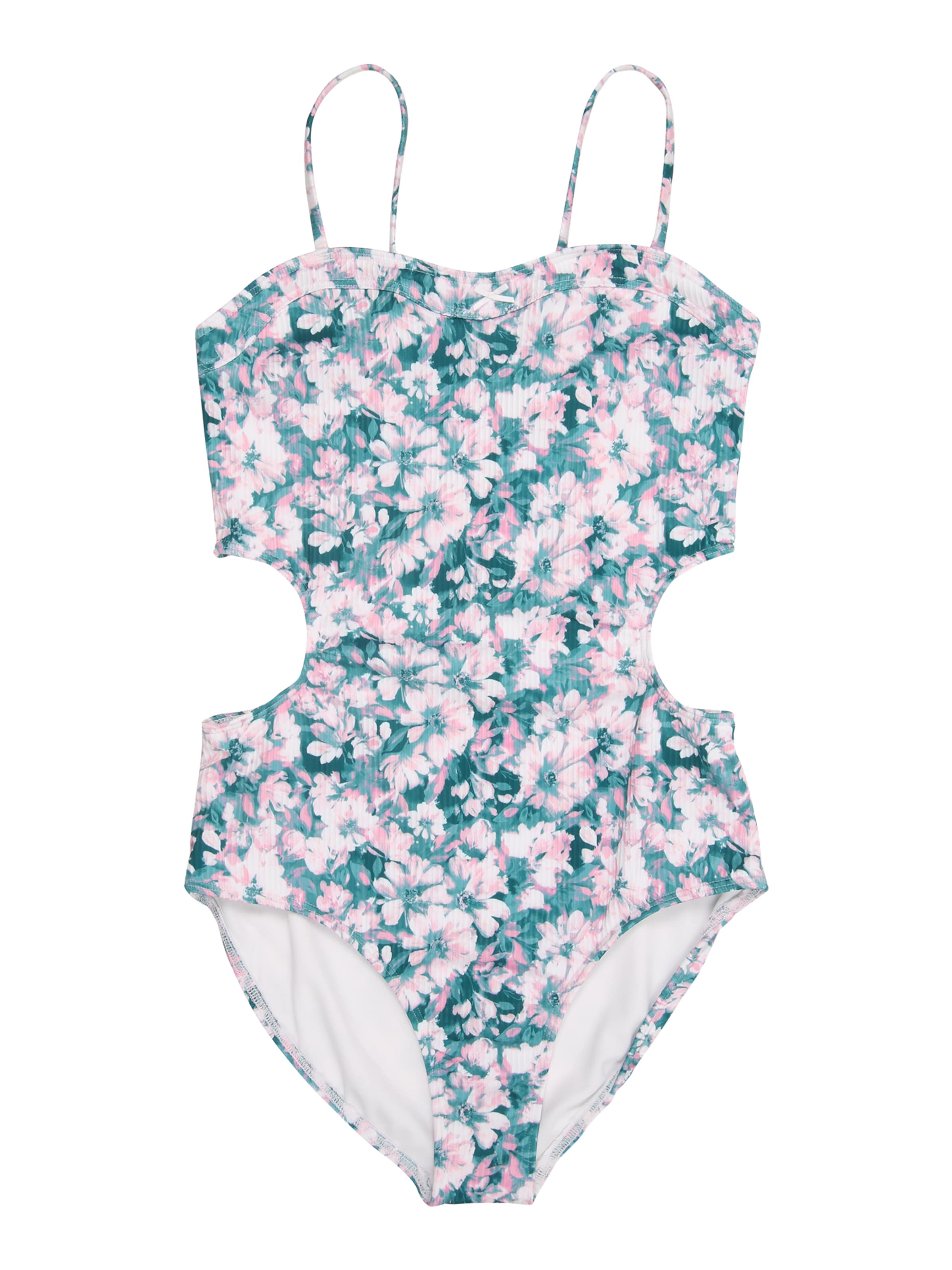 Abercrombie & Fitch Купальник в Ярко-розовый: спереди