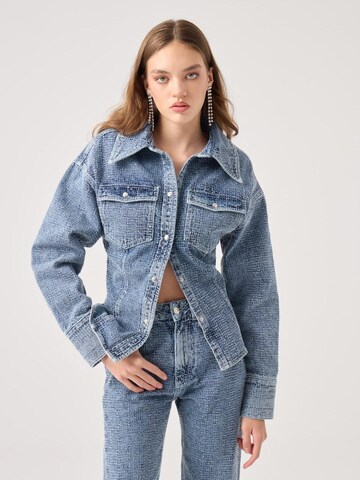 HOLLY LOLLY Tussenjas in Blauw: voorkant
