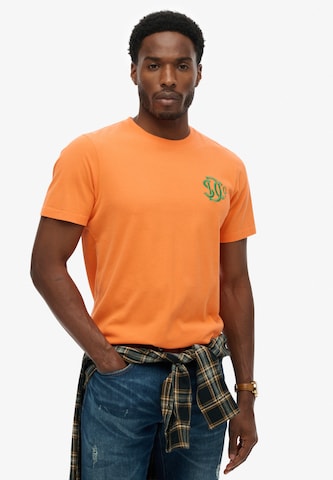 Superdry Shirt in Oranje: voorkant