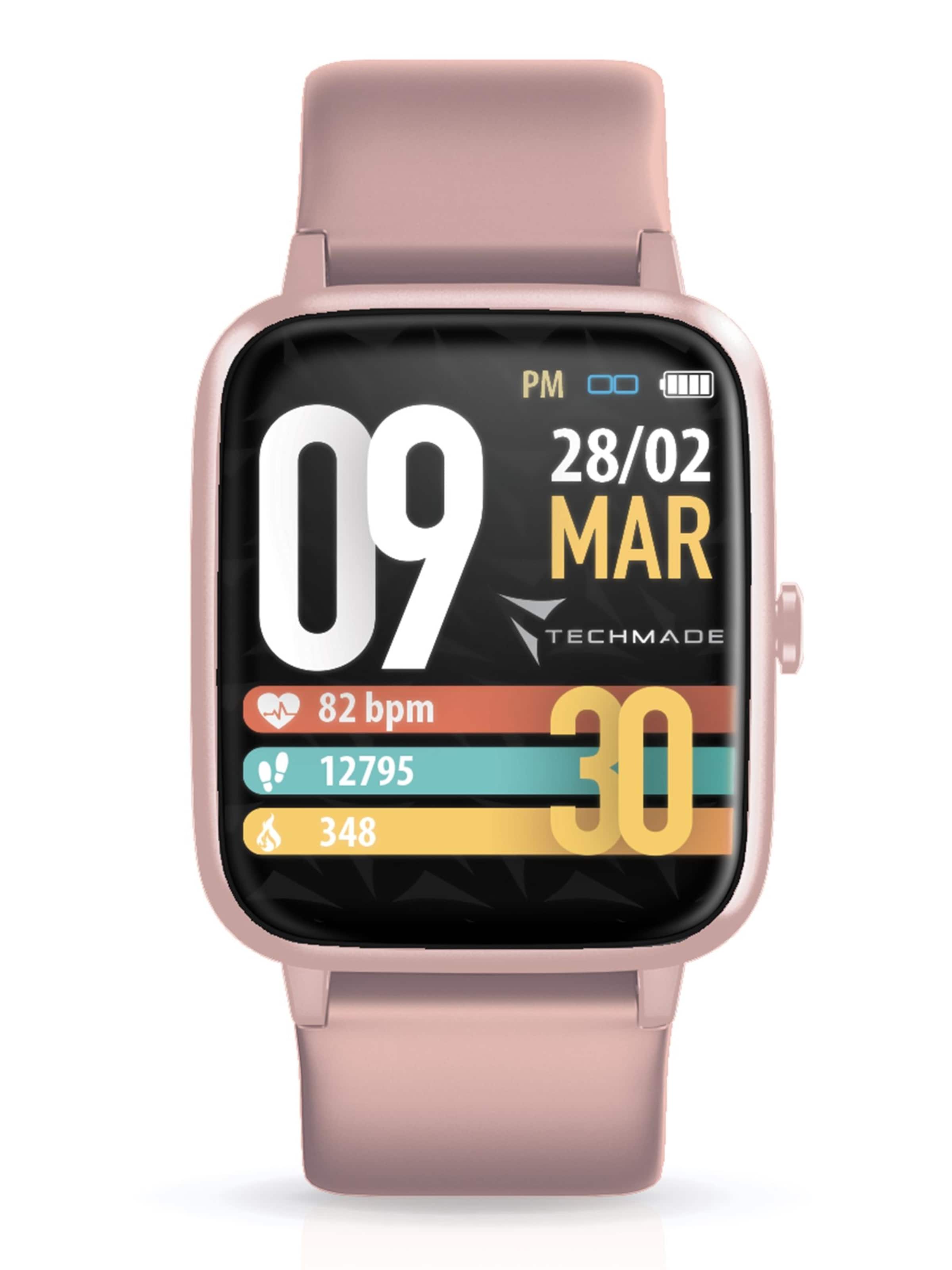 Techmade Digitaluhr‌‌‌‌‌‌‌‌ in Pink: Vorderseite
