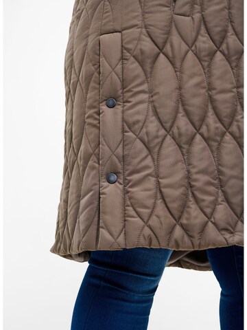 Zizzi Winterjacke 'MCAMP IN' in Braun