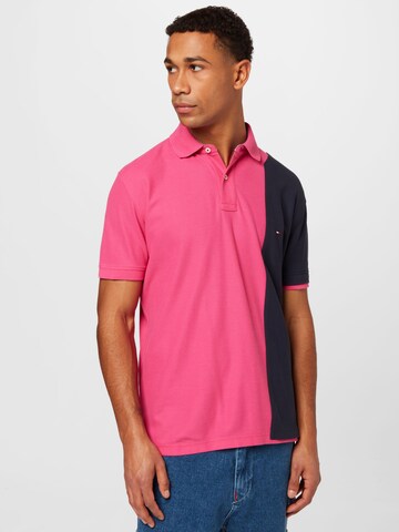 Tommy Jeans - Camiseta en rosa: frente