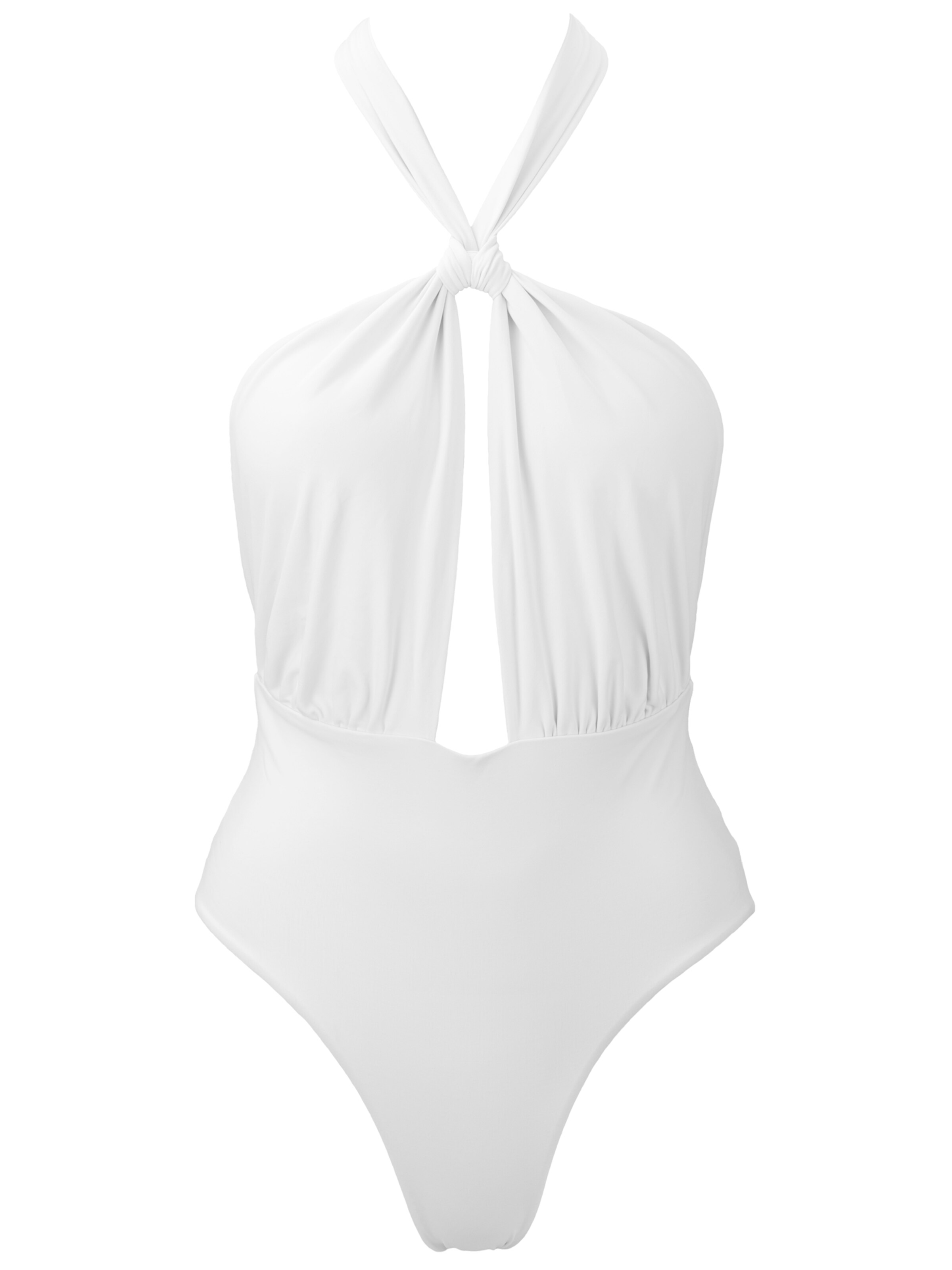 SEA ME SWIM High neck Badeanzug 'MOOREA'‌‌‌‌‌‌‌‌‌‌ in Weiß