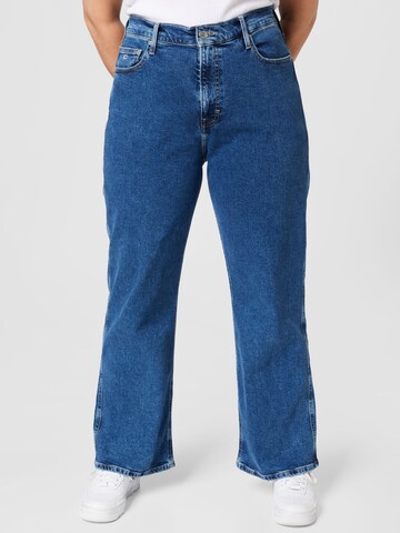 Tommy Jeans Curve Loosefit Jeans 'Betsy' in Blauw: voorkant