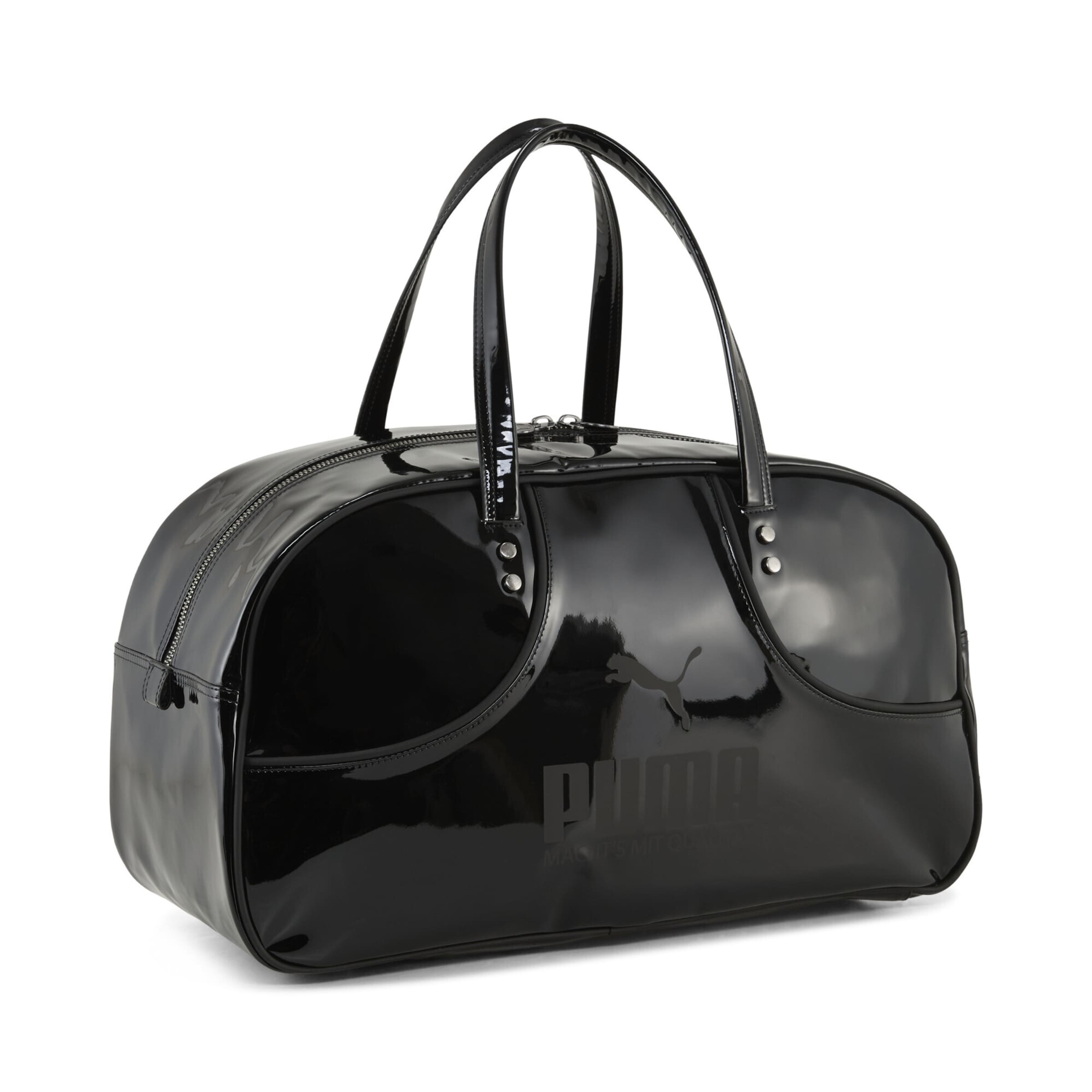 PUMA Travel bag '1976' in Black: front