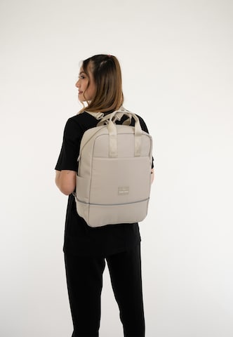 Johnny Urban Backpack 'Jona Medium Bike' in Beige