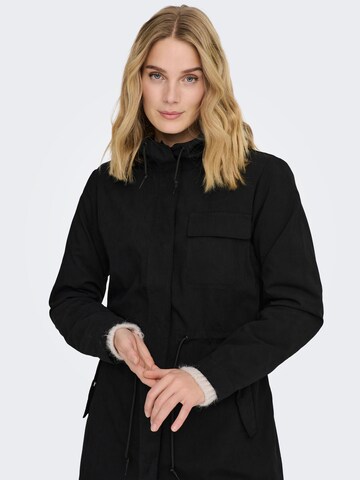 JDY Between-Seasons Parka 'Polly' in Black