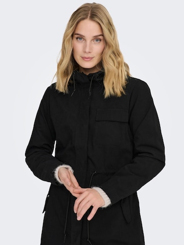 JDY Between-Seasons Parka 'Polly' in Black