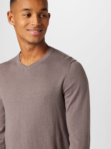 JACK & JONES - Pullover 'EMIL' em castanho