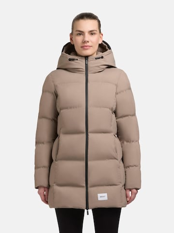 khujo Wintermantel 'Tanare4' in Beige: Vorderseite