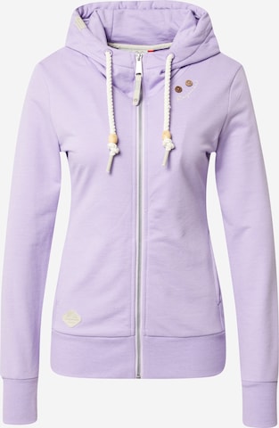 Veste de survêtement 'PAYA' Ragwear en violet : devant