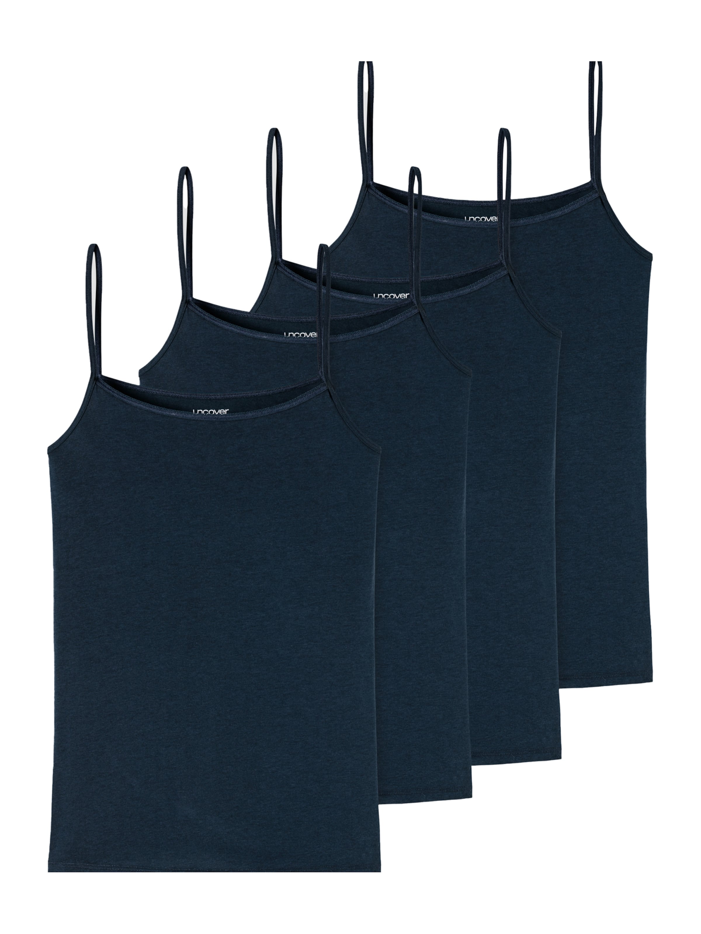 uncover by SCHIESSER Onderhemd in Blauw: voorkant