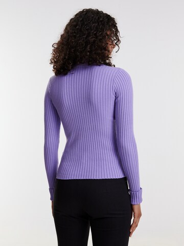 EDITED Sweater 'JANNICE' in Purple