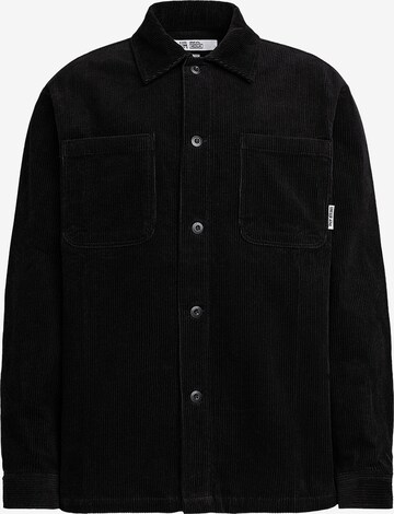 Unfair Athletics Regular fit Button Up Shirt in Black: front