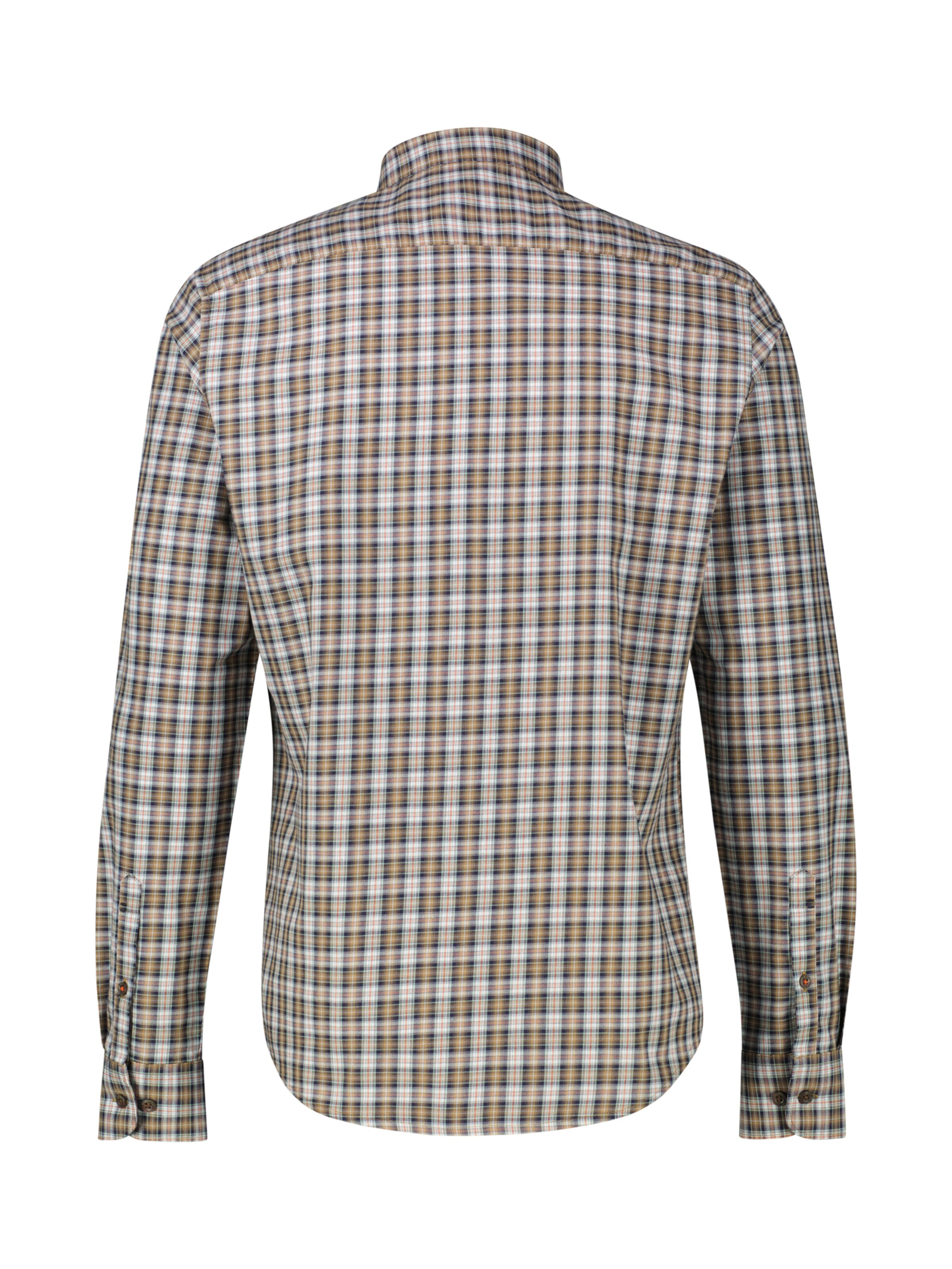 LERROS Regular Fit Hemd in Braun