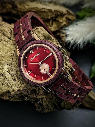 Holzwerk - Reloj analógico 'BURSCHEID' en lila