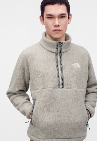 THE NORTH FACE Tröja 'FLEESKI' i grå: framsida