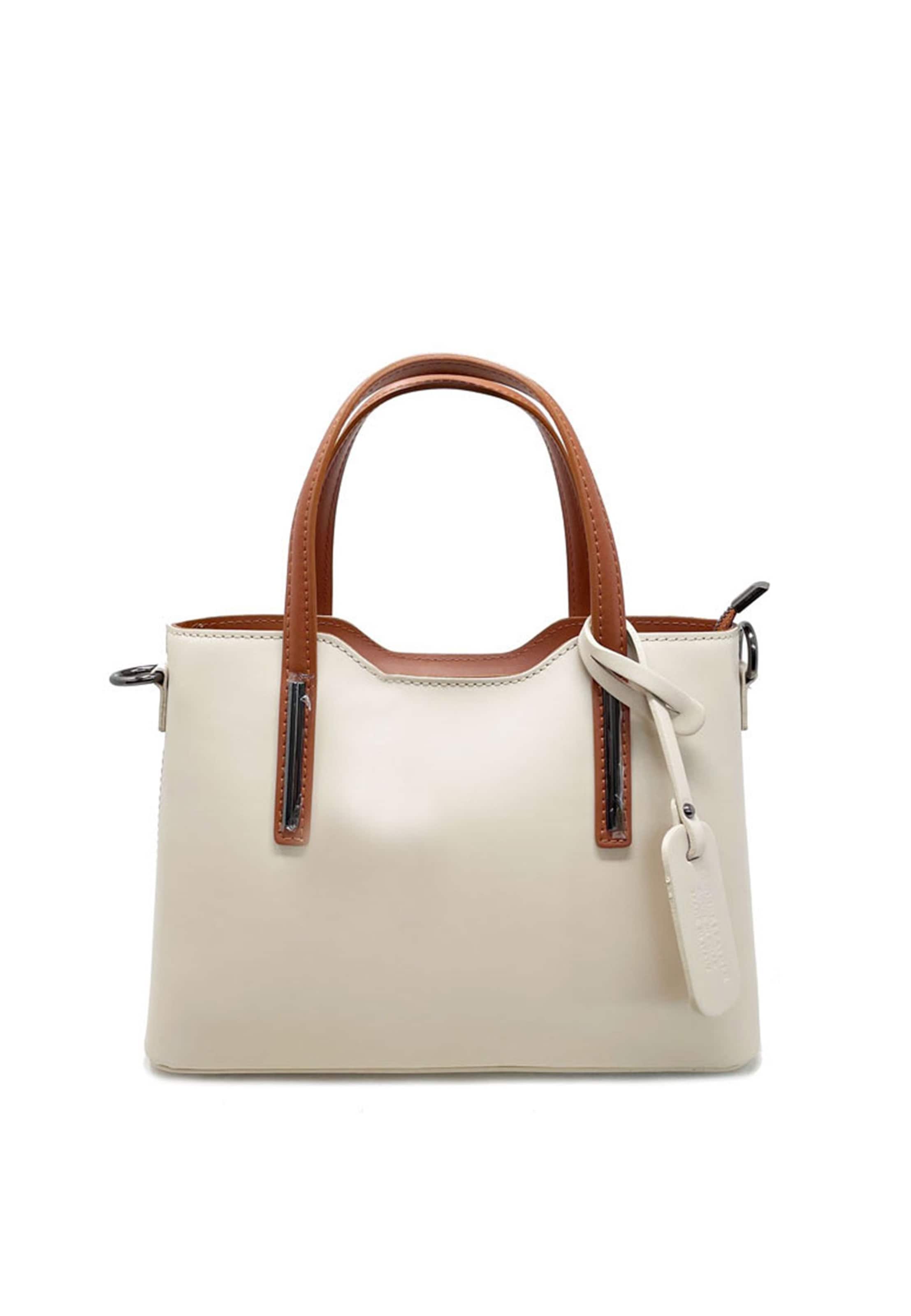 CHICCA BORSE Handtas in Beige: voorkant