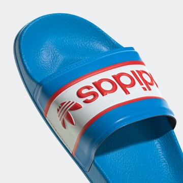 ADIDAS ORIGINALS Beach & swim shoe 'Adilette' in Blue