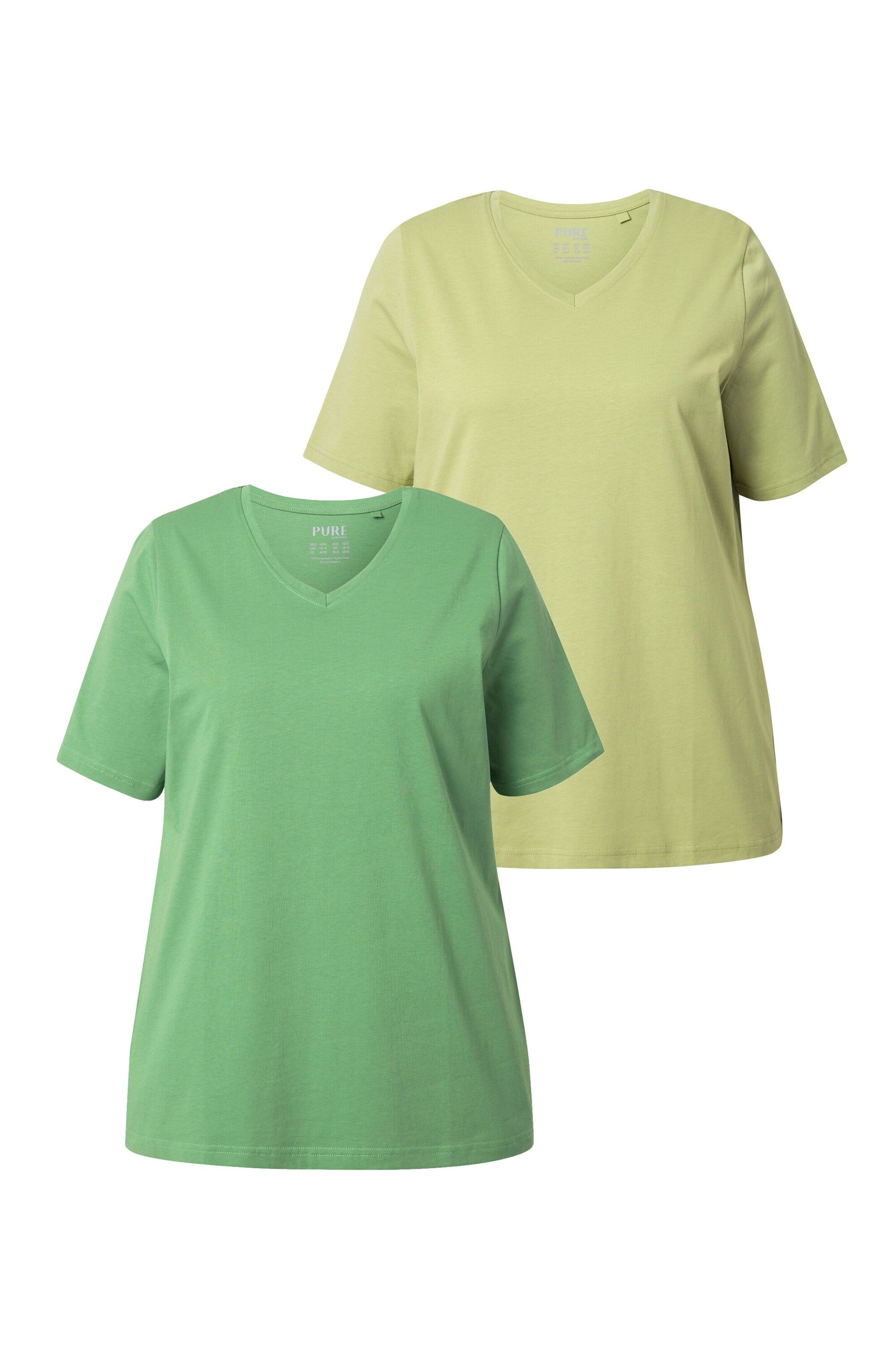 Ulla Popken Shirt in Gelb: Vorderseite