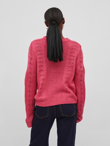 VILA Sweater 'CHAI' in Pink