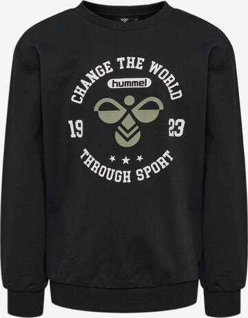 Hummel Athletic Sweatshirt in Black: front