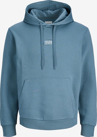 JACK & JONES Sweater majica u cijan plava / bijela, Pregled proizvoda