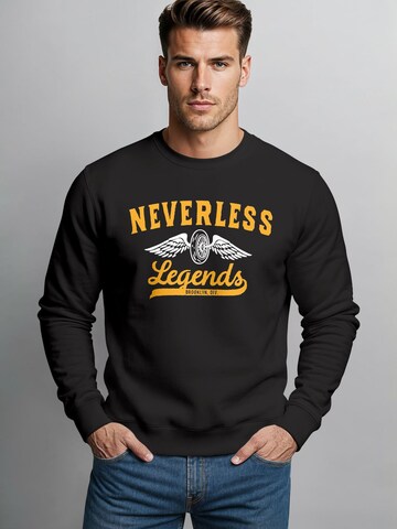 Neverless Sweatshirt 'Neverless Legends' in Black
