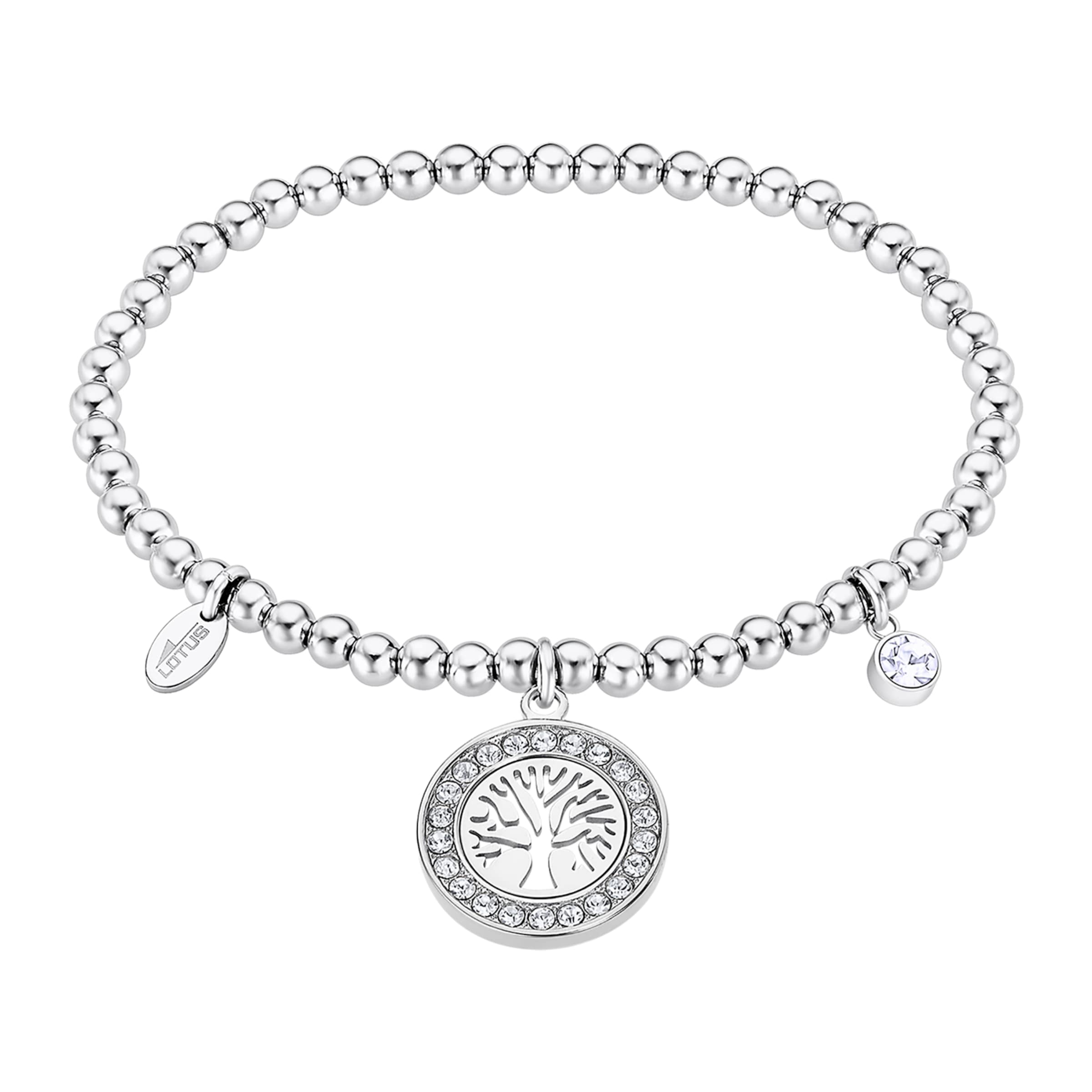 Lotus Armband in Silber: Vorderseite