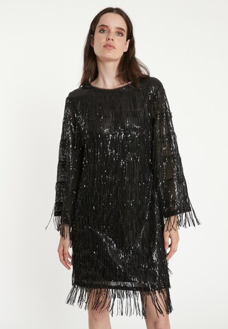 Robe de cocktail 'Tabea' Ana Alcazar en noir : devant