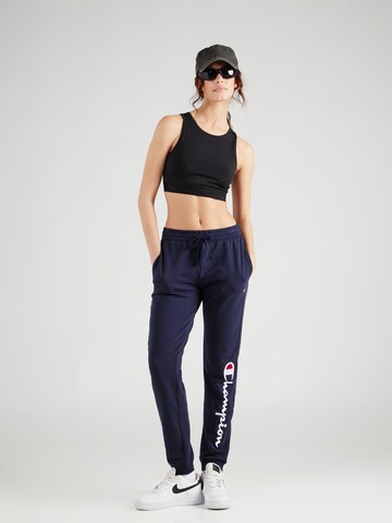 Champion Authentic Athletic Apparel Tapered Trousers in Blue