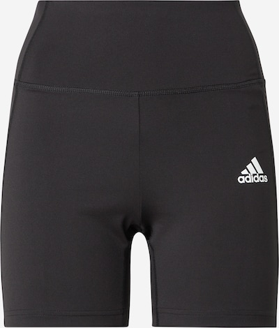 ADIDAS PERFORMANCE Workout Pants 'Designed to Move' in Black / White, Item view