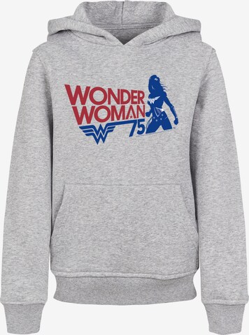F4NT4STIC Sweatshirt 'DC Comics Wonder Woman Seventy Five' in Grey: front