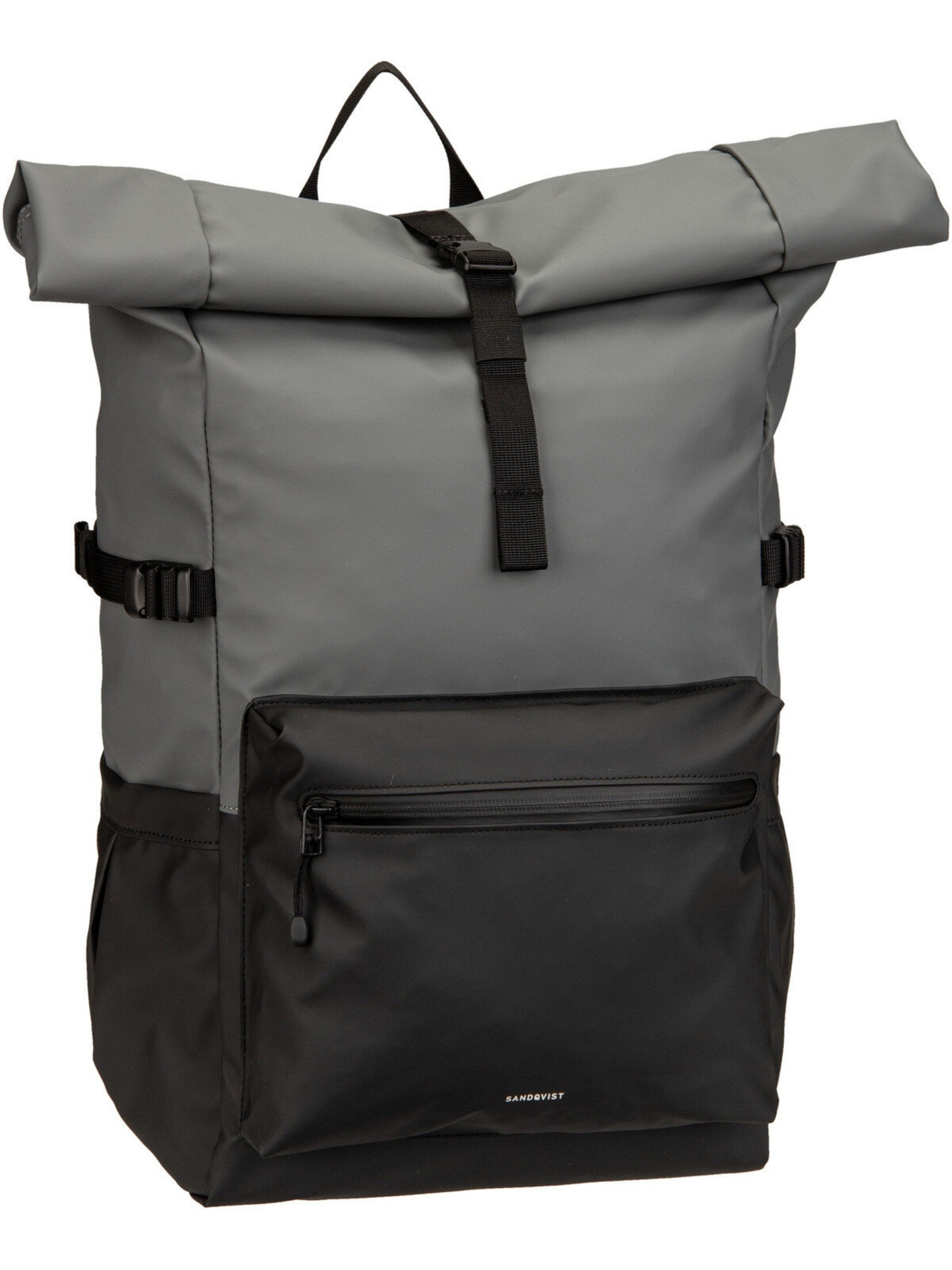SANDQVIST Backpack 'Stream' in Grey: front