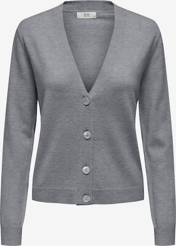 JDY Knit Cardigan 'Prime' in Grey: front