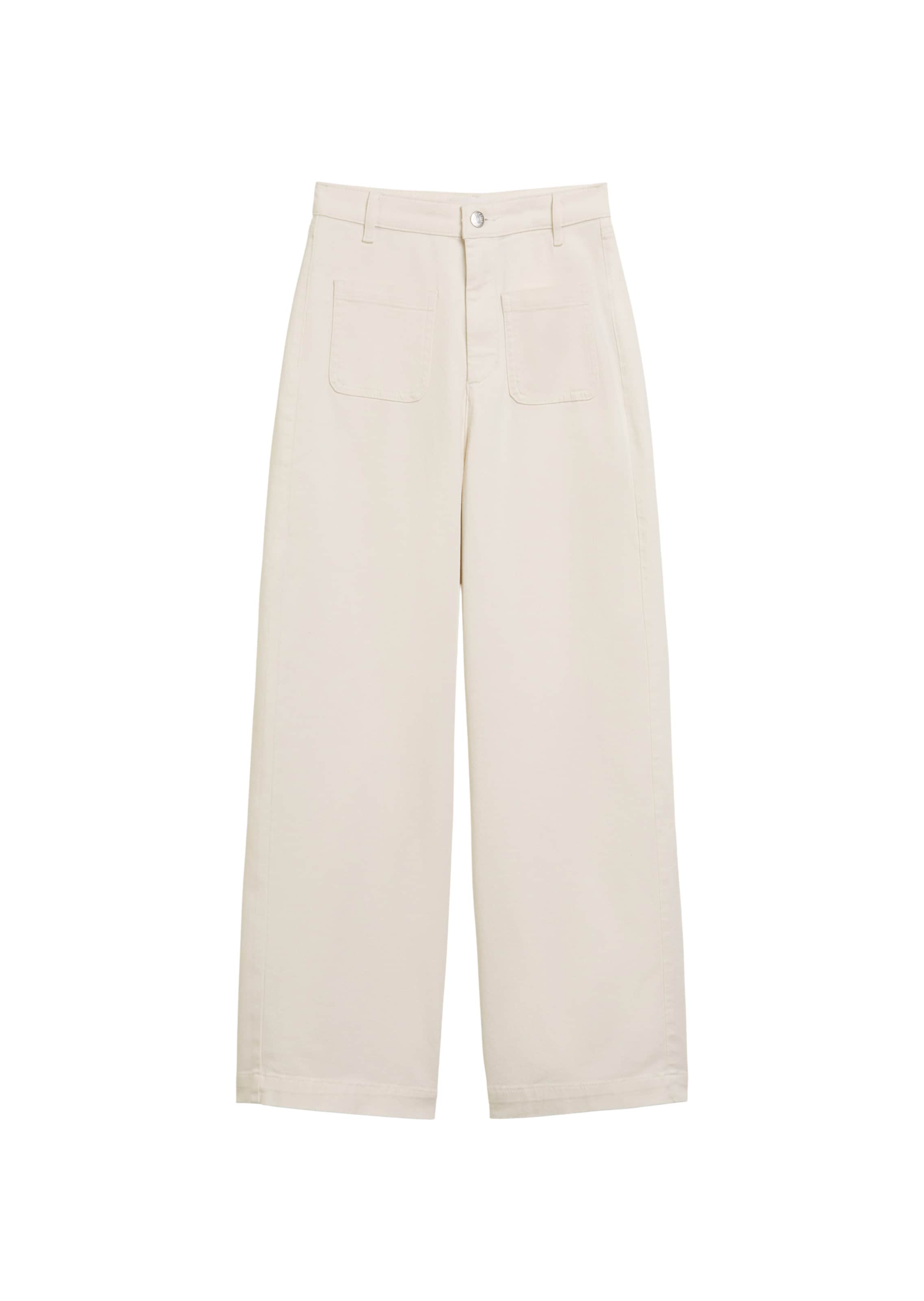 Marc O'Polo Wide leg Jeans 'Tolva' in Wit: voorkant