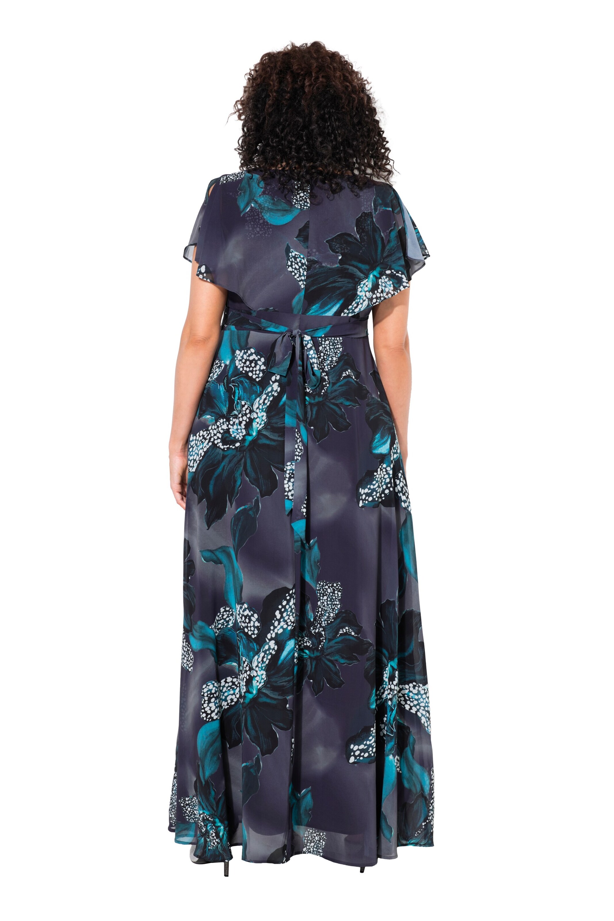 Ulla Popken Abendkleid in Blau