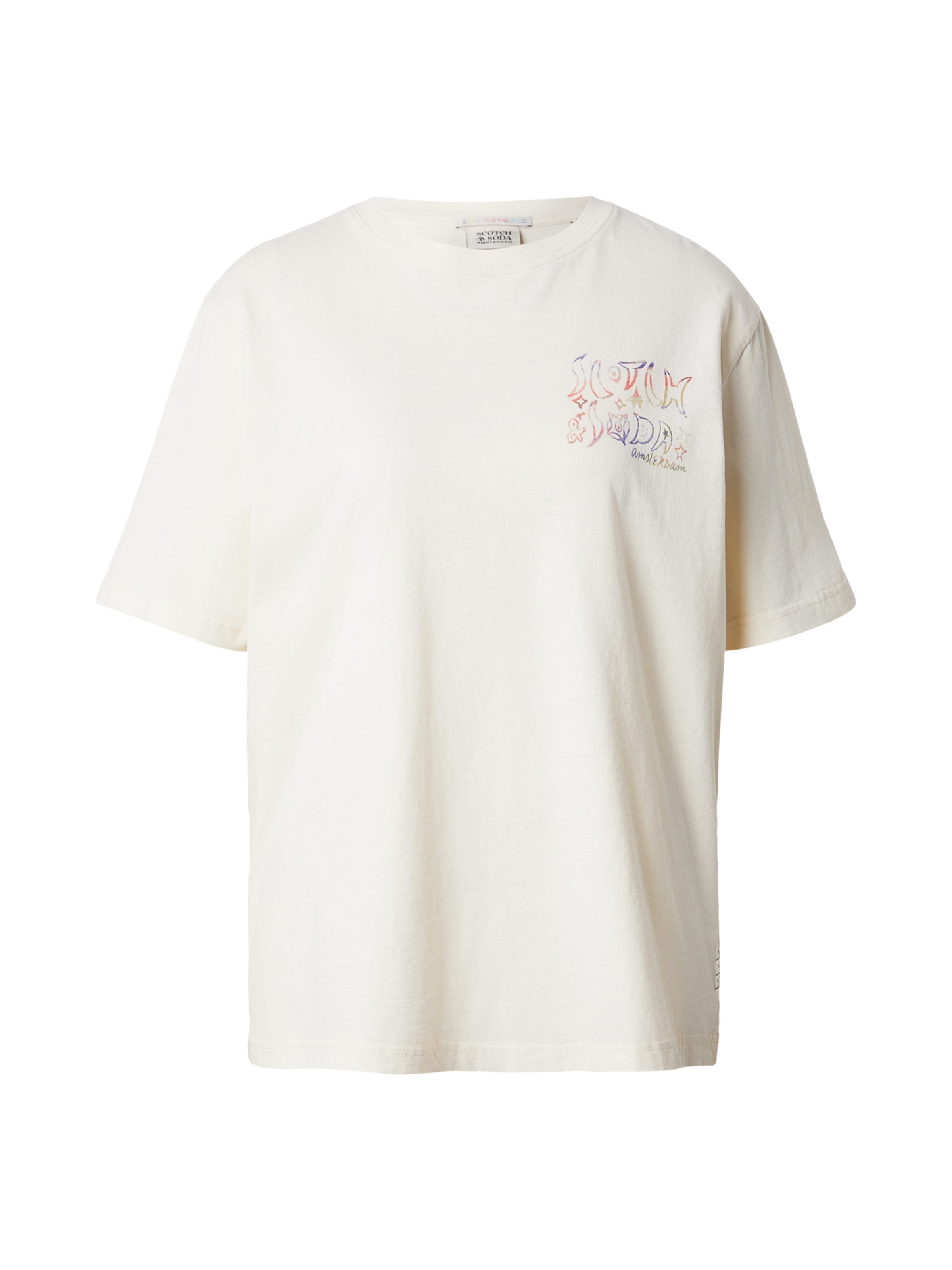 Tricou de la SCOTCH & SODA pe alb: față