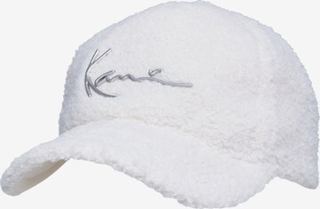 Karl Kani Cap 'Signature Tedy' in White: front