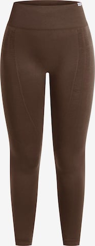 Smilodox Leggings ' Layne ' in Braun: Vorderseite