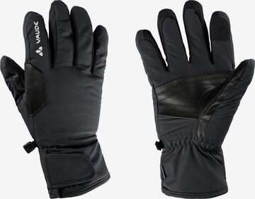 VAUDE Athletic Gloves 'Roga' in Black: front