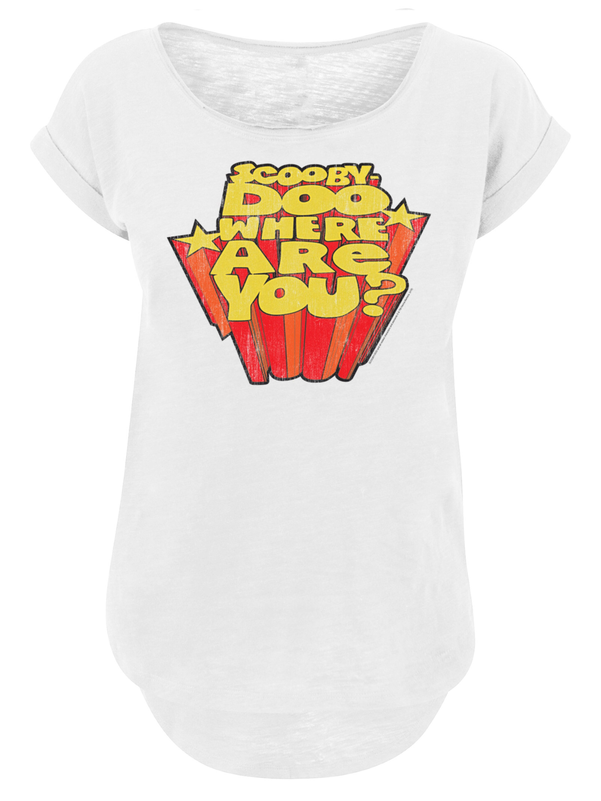 F4NT4STIC Shirt in Wit: voorkant