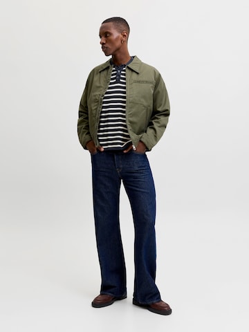 JACK & JONES Tričko 'JORSANREMO' - Modrá