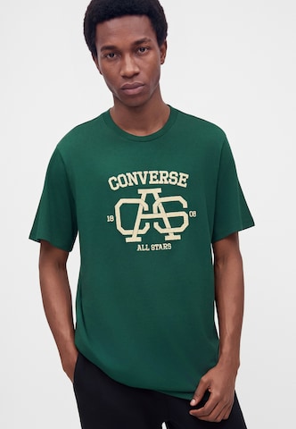 Tricou 'CAS VARSITY' de la CONVERSE pe verde