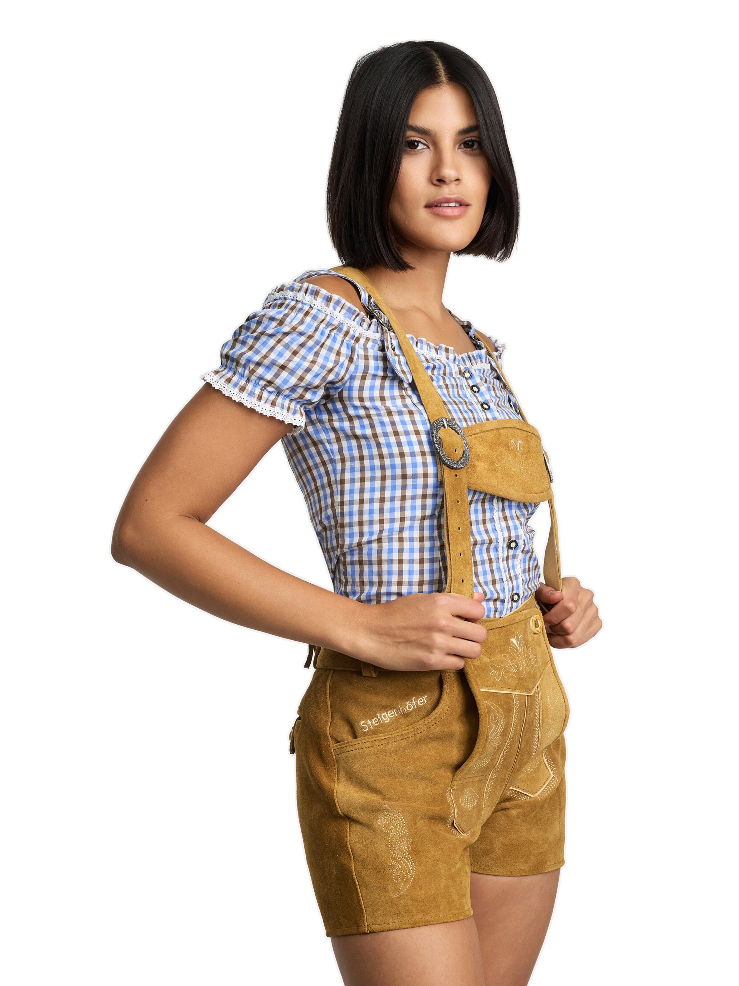 Steigenhöfer Regular Traditional Pants in Brown