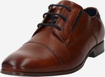 bugatti Lace-up shoe 'Mattia' in Brown: front