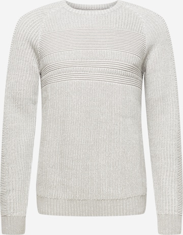 Pull-over 'POWER' JACK & JONES en gris : devant